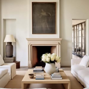 Modern Fireplace Mockup