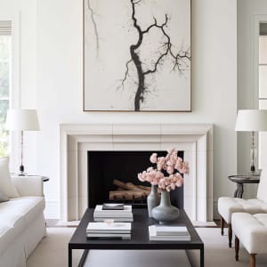 Modern Fireplace Mockup